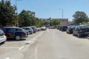 Pinturas reforçam segurança em parque de estacionamento junto do Terminal Rodoviário da Várzea