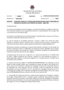 miniatura de DAF-DICOMP-SECOMP 124-2025 – CONCURSO PÚBLICO PARA A PRESTAÇÃO DE SERVIÇOS DE SEGUROS, PELO PERÍODO DE 6 MESES – ABERTURA