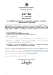 miniatura de Edital 12-2025-AM – Sessão Extraordinária 28 de julho