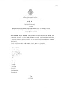 miniatura de Edital nº 156