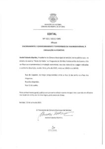 miniatura de Edital nº 163