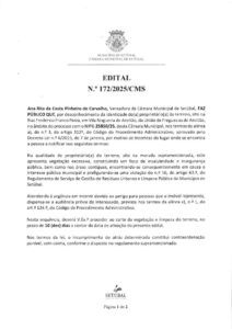miniatura de Edital nº 172