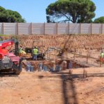 Visita à obra de construção dos primeiros 48 fogos de renda acessível dos mil que o IHRU tem previsto edificar em Setúbal