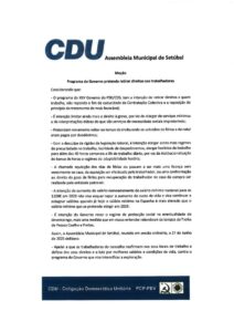 miniatura de e) CDU_Moção_Programa do Governo_retirar direitos aos trabalhadores