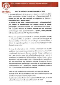 miniatura de l) PS_Voto de Repudio – Contra o Discurso de Odio