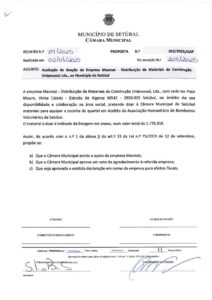 miniatura de 02 – GAP – 15-2025 – Aceitação de doação da Empresa Maxmat