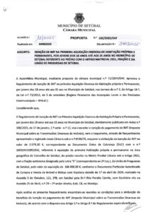 miniatura de 06-DAF 102-2025 – Isenção de IMT prédio com o Artigo Matricial 2921, Fração E da UFS