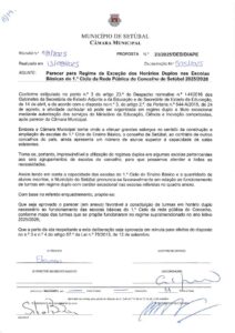 miniatura de 19-DEB-DIAPE 23-2025 – Parecer Regime Exceção Horários Duplos 25-26