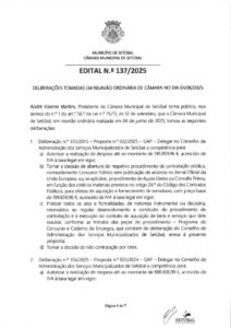 miniatura de Edital 137-2025 – 04-06-2025 (Deliberações)
