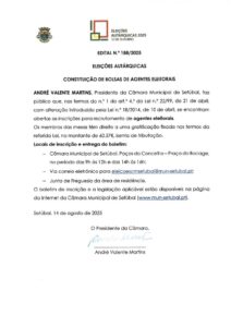 miniatura de Edital N.º 188-2025 – Bolsas Agentes Eleitorais