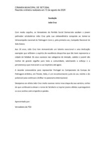 miniatura de Saudação – João Cruz (PSD)