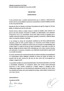 miniatura de Voto de Pesar – Sertório Herrera (PSD)