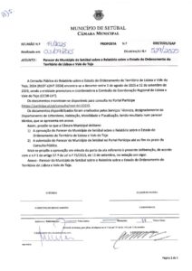 miniatura de 05-GAP 39-2025 – Parecer do Municipio de Setúbal sobre o REOT LVT