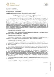 miniatura de AVISO Nº 085-2025 (extrato) – abert cargos dirigentes – publicação DR