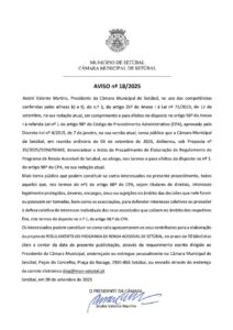 miniatura de Aviso nº 18