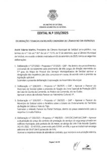 miniatura de Edital 193-2025 – 03-09-2025 (Deliberações)