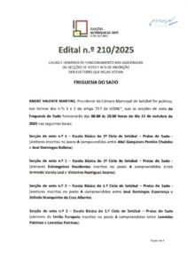 miniatura de Edital nº 210-2025