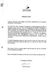 miniatura de RegulamentoTaxis