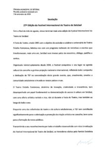 miniatura de Saudação – FITS XXVII (PS)
