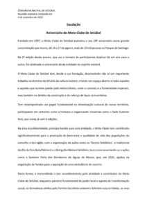 miniatura de Saudação – Moto Clube de Setúbal (PS)