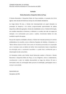 miniatura de Saudação – Núcleo Recreativo e Desportivo Ídolos da Praça(PSD)