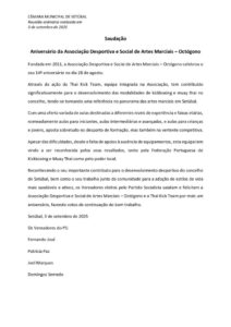 miniatura de Saudação – Octógono (PS)