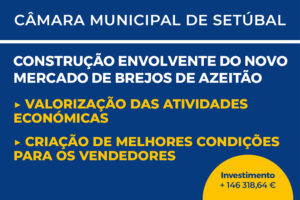 Obra | Construção envolvente do novo Mercado de Brejos de Azeitão