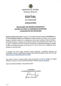 miniatura de Edital 16-2025-AM – Instalação dos Órgãos Municipais – Eleição da Mesa da AM