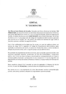 miniatura de Edital nº 232