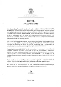 miniatura de Edital nº 233