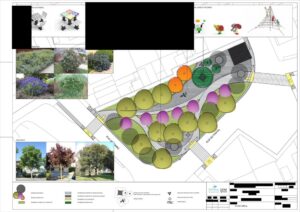 Obra | Plano geral relativo ao Parque Verde Brejoreira junto à Rua do Kimbo