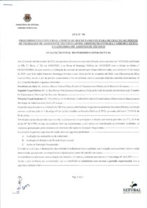 miniatura de Ata – avaliação final periodo experimental) – AT (Apoio Administrativo)