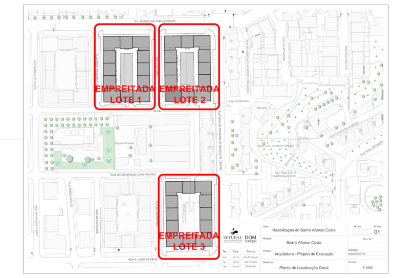 Localização Geral Lote 1. Clique para ampliar