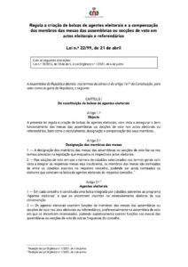 miniatura de legis_lei_22_99_agentes_eleitorais_2021_04_06