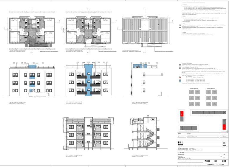 Proposta Edifício A. Clique para ampliar