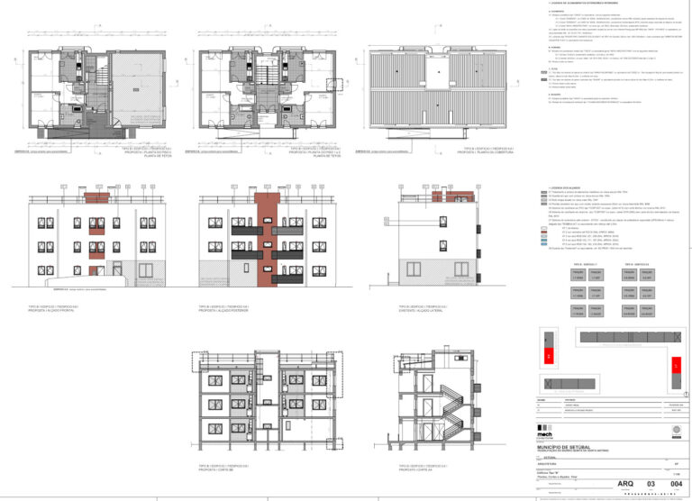 Proposta Edifício B. Clique para ampliar