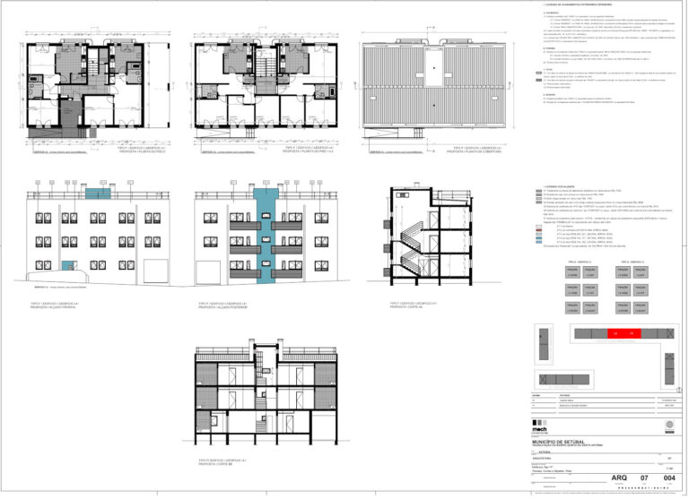 Proposta Edifício F. Clique para ampliar