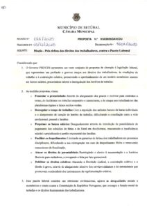 miniatura de 90_GAVCDU – 01A-2025 – Moção – Pela defesa dos direitos dos trabalhadores contra o Pacote Laboral