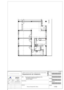 PIH | Bairro da Bela Vista | Planta de proposta para piso térreo