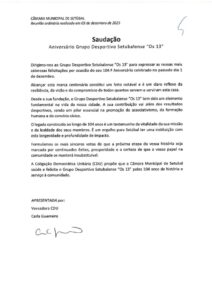 miniatura de Saudação – GD Os 13 (CDU)