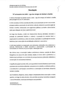 miniatura de Saudação – LASA (SET-V25)