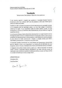 miniatura de Saudação – Sociedade Capricho (CDU)