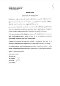 miniatura de Voto de Pesar – Lídia Sequeira (PS)
