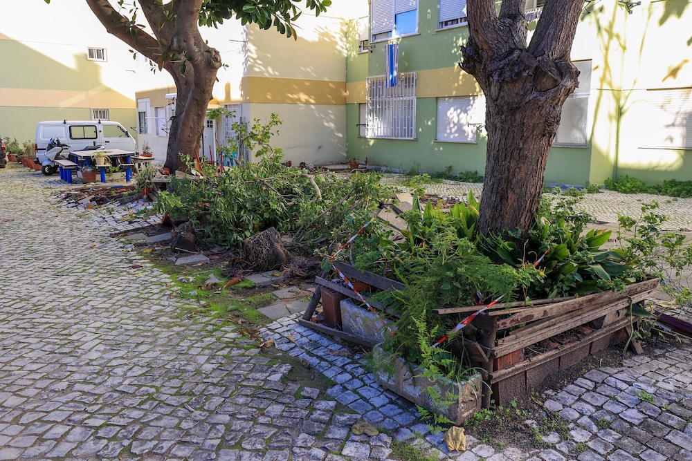 Construção do espaço público nas traseiras da Rua de Vanicelos e da Praceta das Amoreiras