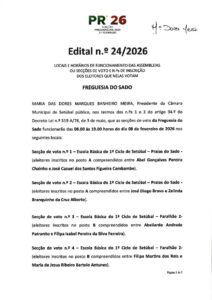 miniatura de Edital n.º 24-2026 – Locais e horário JF Sado