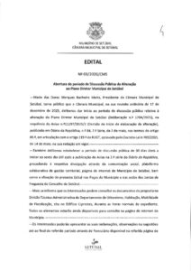 miniatura de Edital nº 03