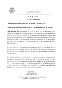 miniatura de Edital nº 08