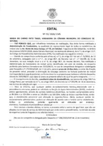 miniatura de Edital nº 15