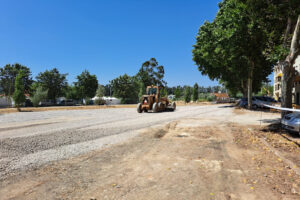 Obra parque de estacionamento das traseiras da Av. dos Ciprestes