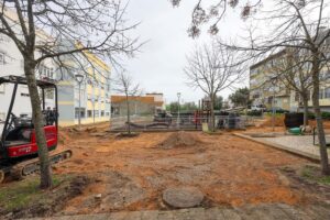 Praceta da Primavera - Situação antes das obras de requalificação